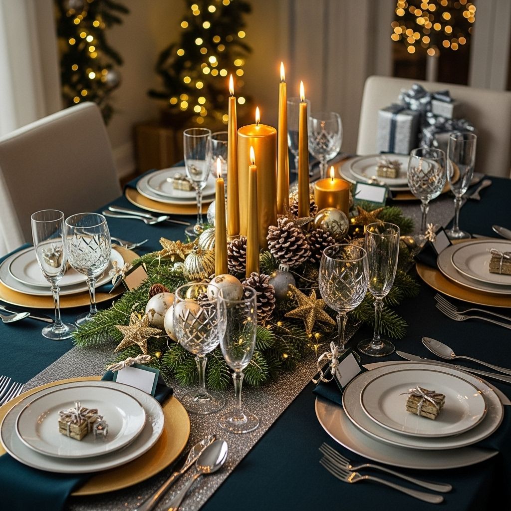 Celebrate with handmade centerpieces, eco-friendly details, and shimmering accents.