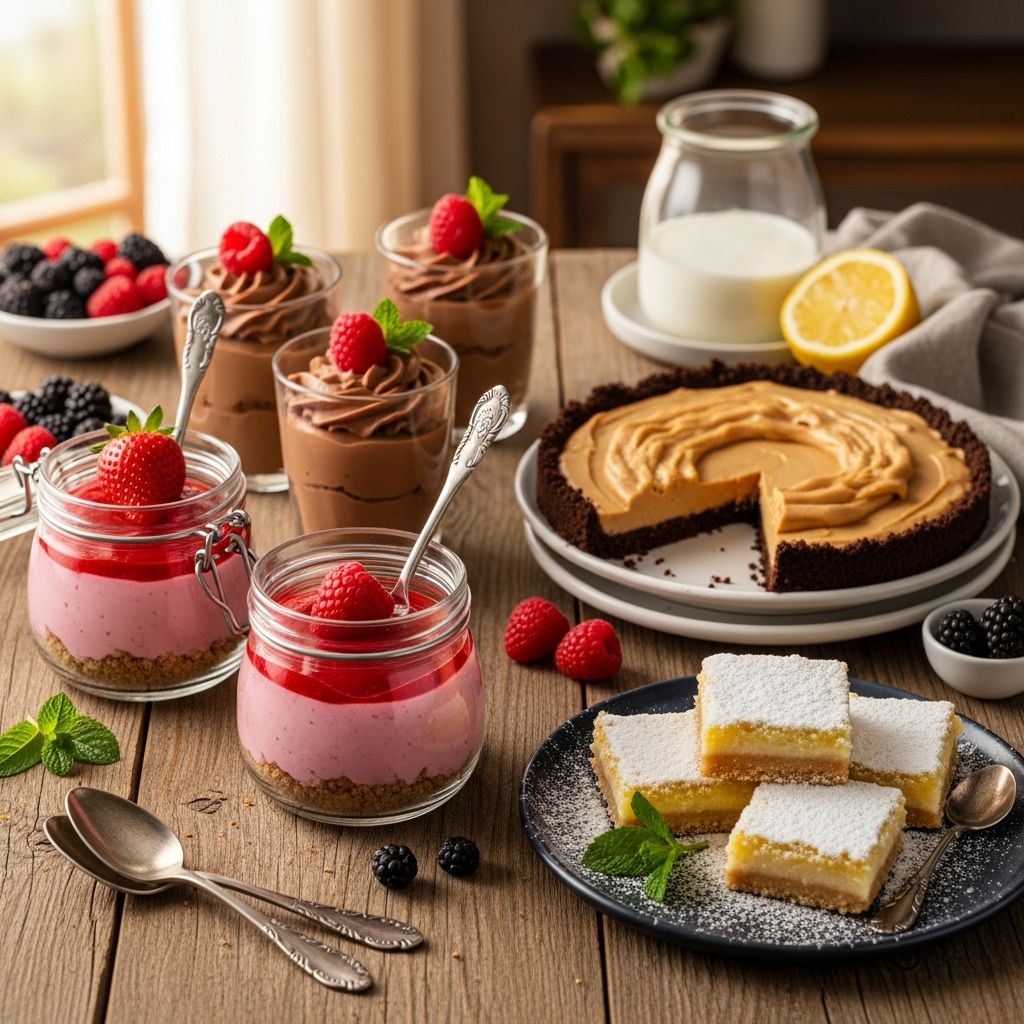 Effortless sweetness sets up in the fridge for stress-free treats any time.