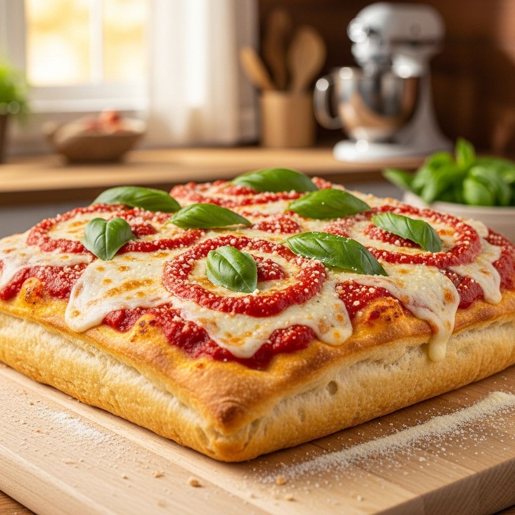 Hands-off mixing and slow fermentation deliver a golden crust with tender, airy crumb.