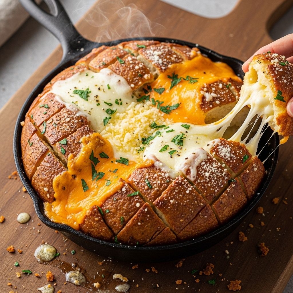 Melted cheese tucked into a tender loaf turns every gathering into a cozy feast.