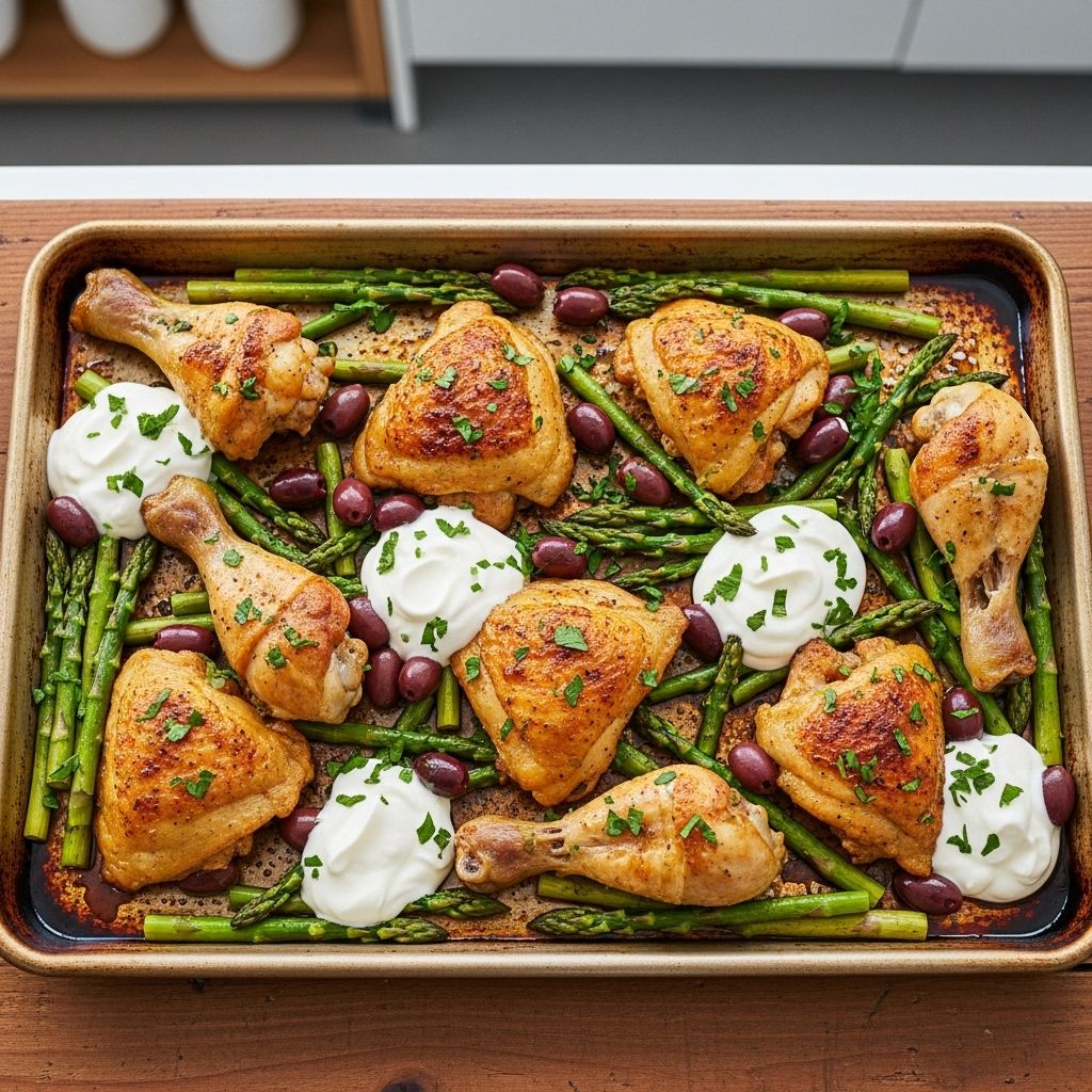 A single tray transforms into a vibrant, fuss-free feast with minimal cleanup.
