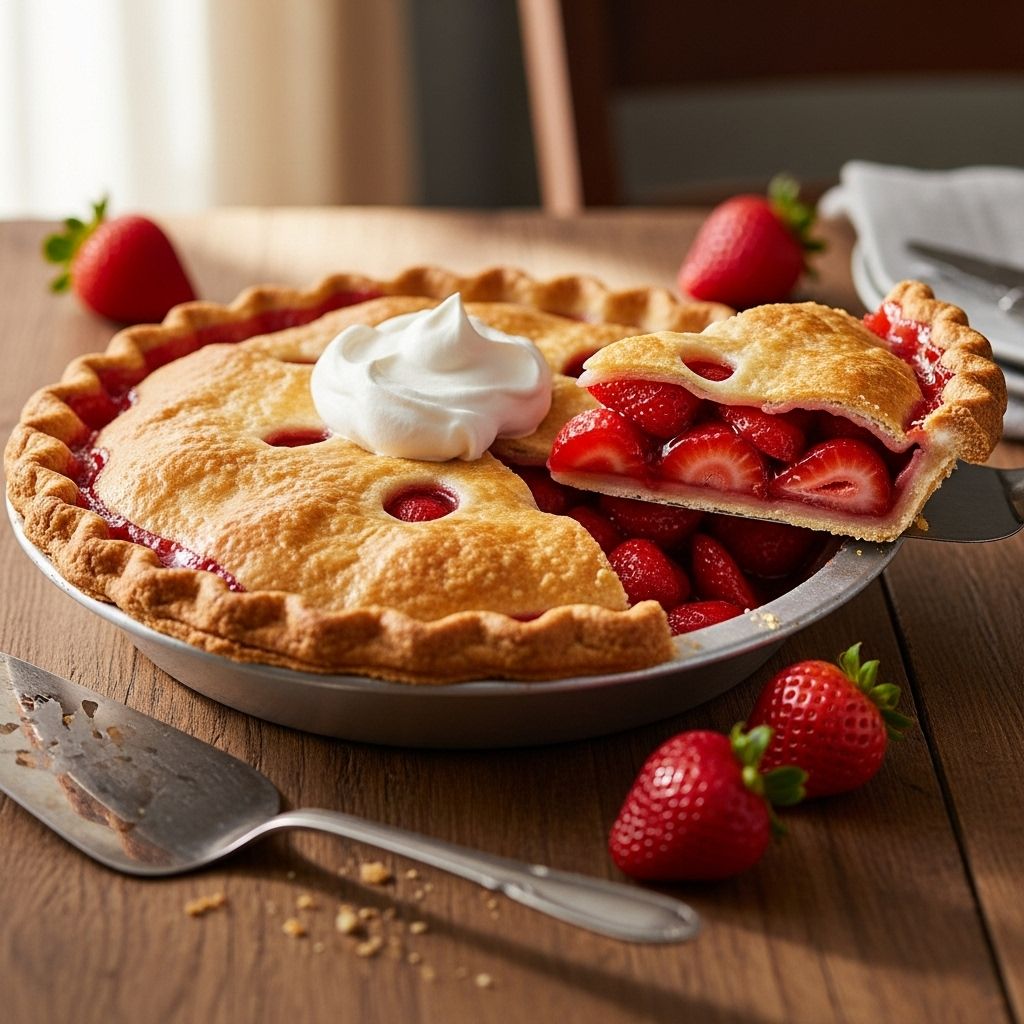 A simple springtime dessert capturing the true taste of ripe berries in every slice.