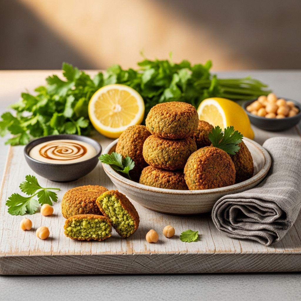 A simple blend of chickpeas and herbs yields golden, crispy bites you can savor all week.