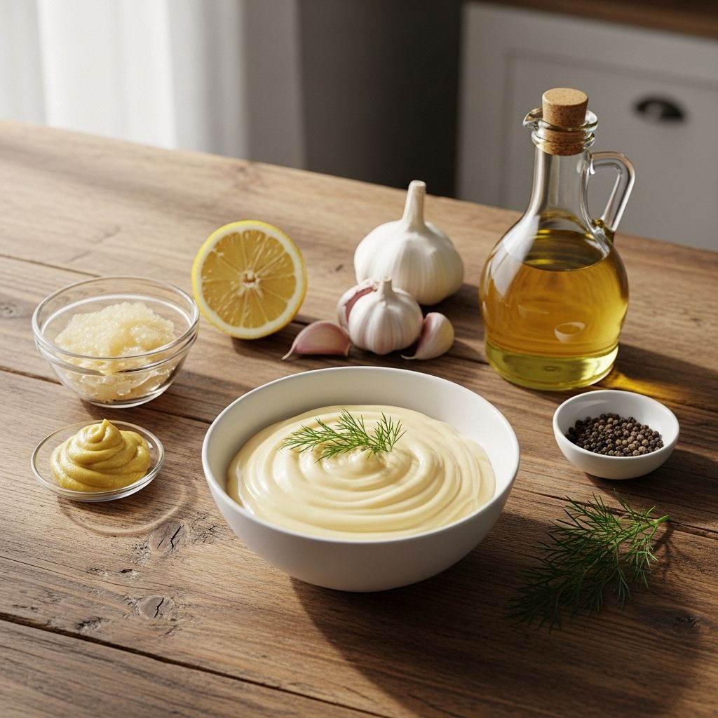 Transforms chickpea liquid into a fluffy dairy-free condiment for sandwiches and dips.