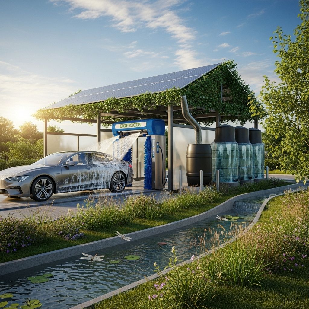 How to wash your car the clean, green way—saving water, reducing pollution, and protecting our planet.