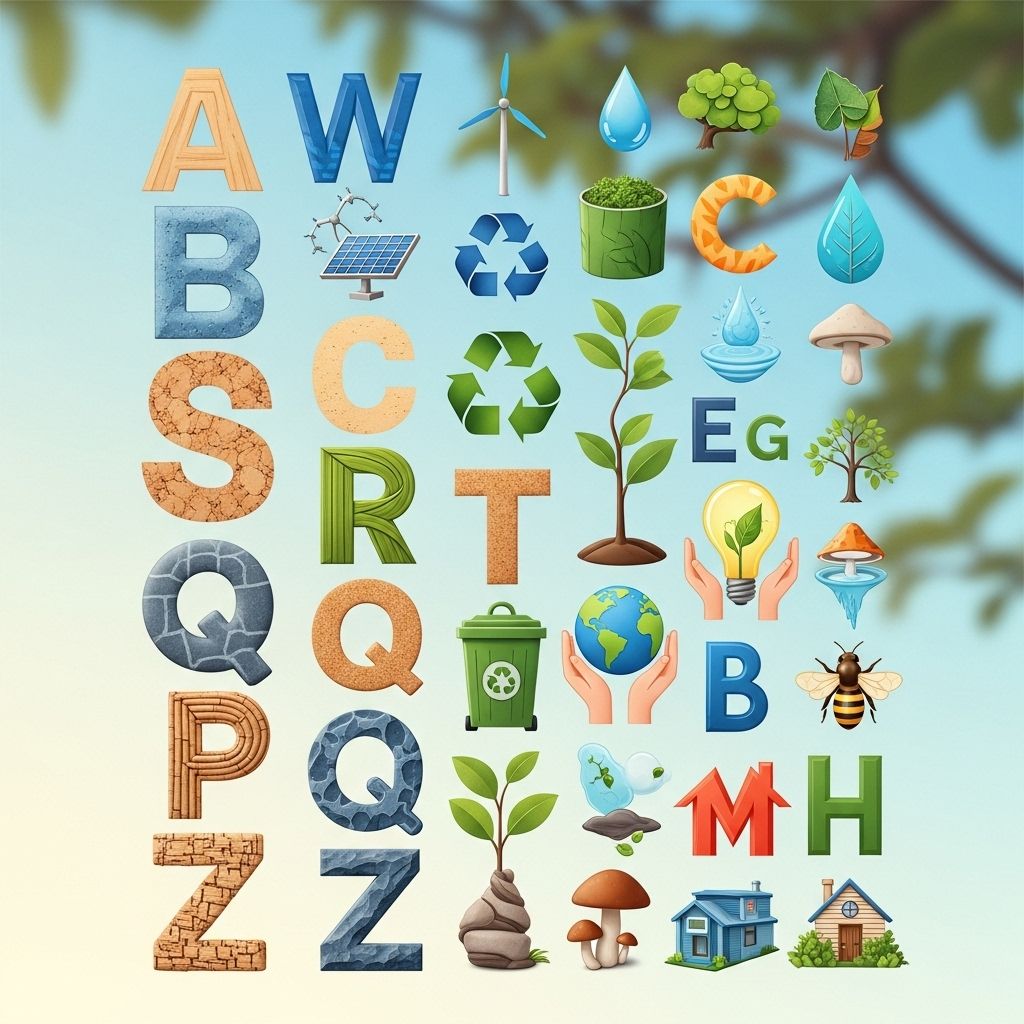 Eco Terms A-Z: Your Essential Sustainability Glossary Decode sustainability jargon from aeroponics to zero waste with this comprehensive A-to-Z eco glossary for conscious living.