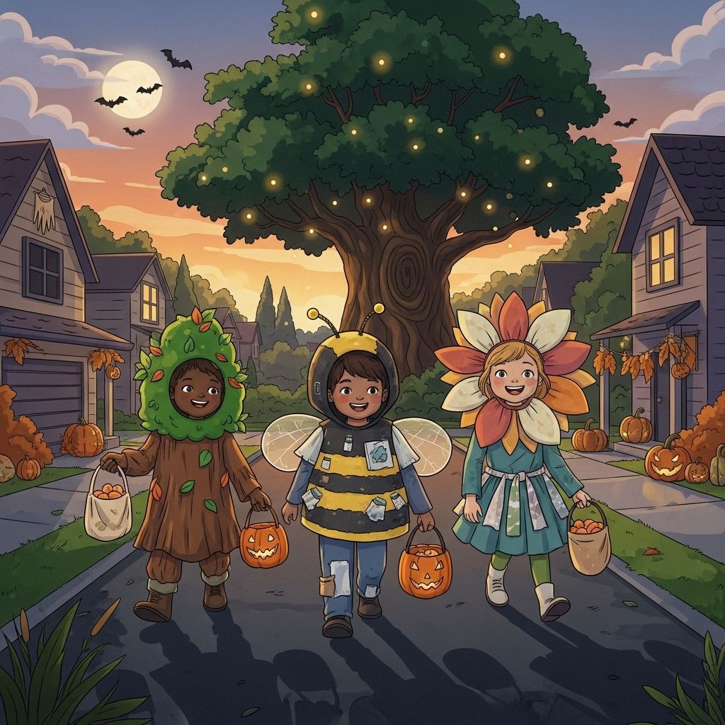 Eco-Themed Halloween Costumes: Sustainable Ideas for a Green Celebration Celebrate Halloween sustainably with creative, eco-friendly costume ideas that are fun for the whole family.
