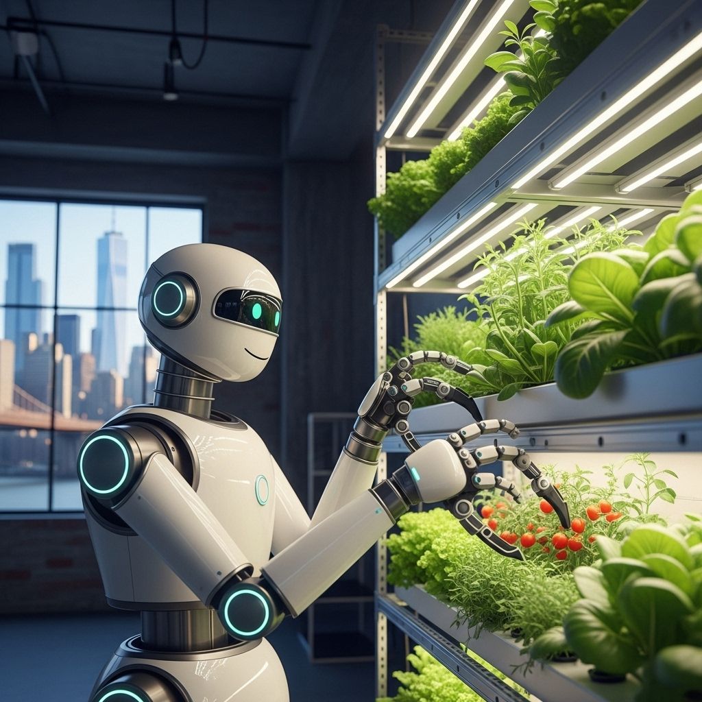 Eddy the Growbot: Revolutionizing Hydroponic Urban Farming Discover how Eddy, the smart hydroponic robot, empowers urban dwellers to easily grow fresh vegetables and optimize plant health at home.