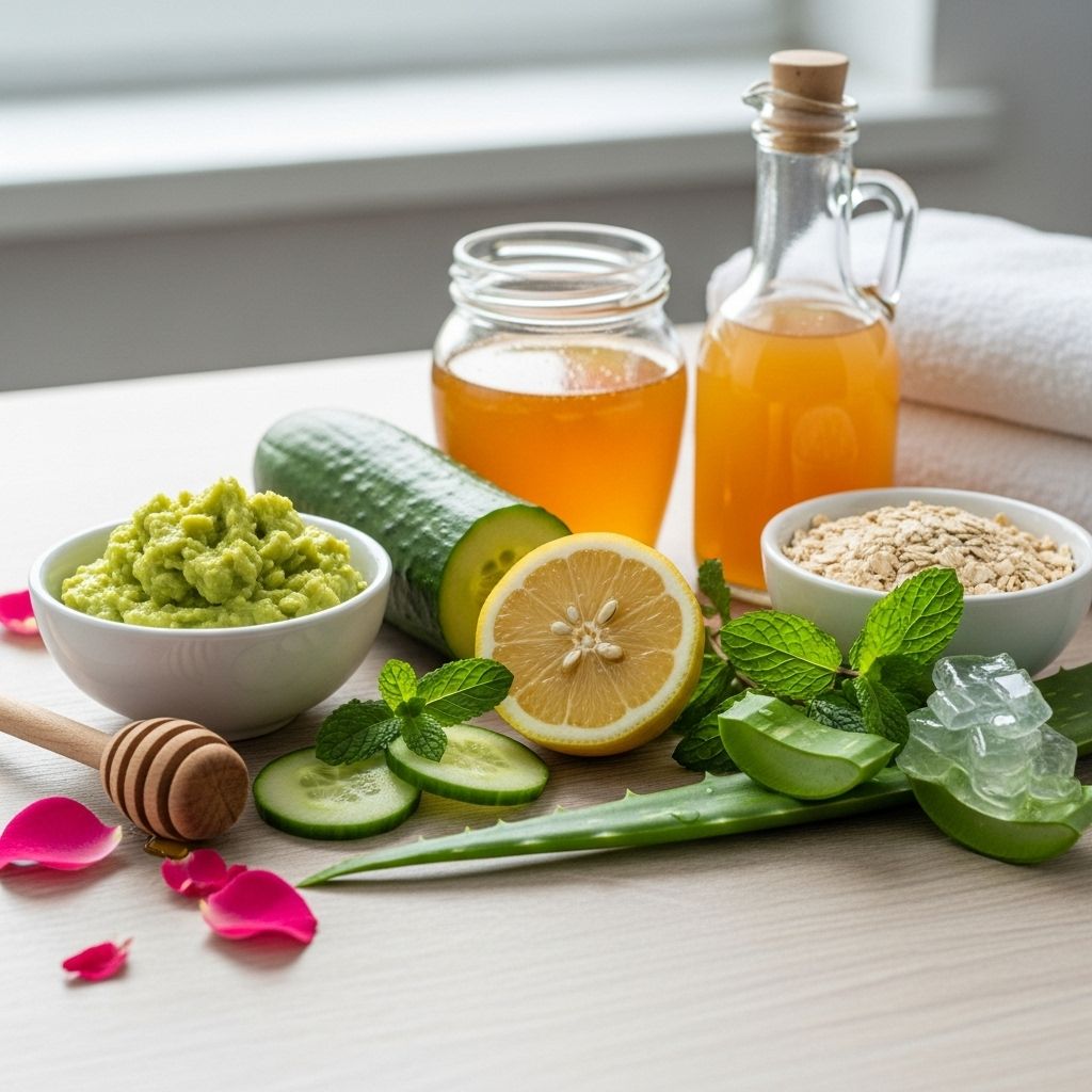 Effective Home Remedies For Clear And Spotless Skin Harness simple ingredients to calm irritation and bring out your natural glow.