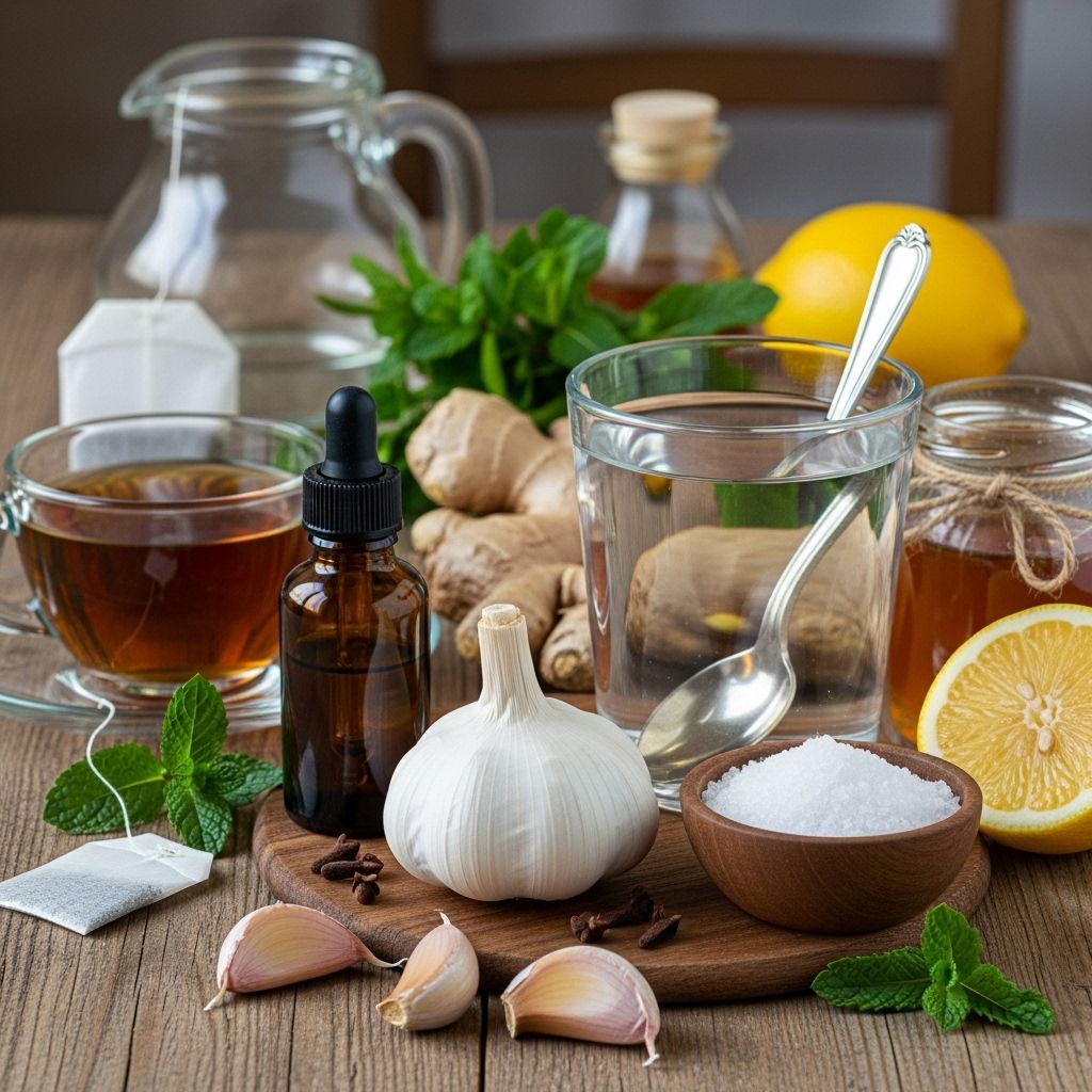 Kitchen staples can soothe dental discomfort and swelling until you see a dentist.