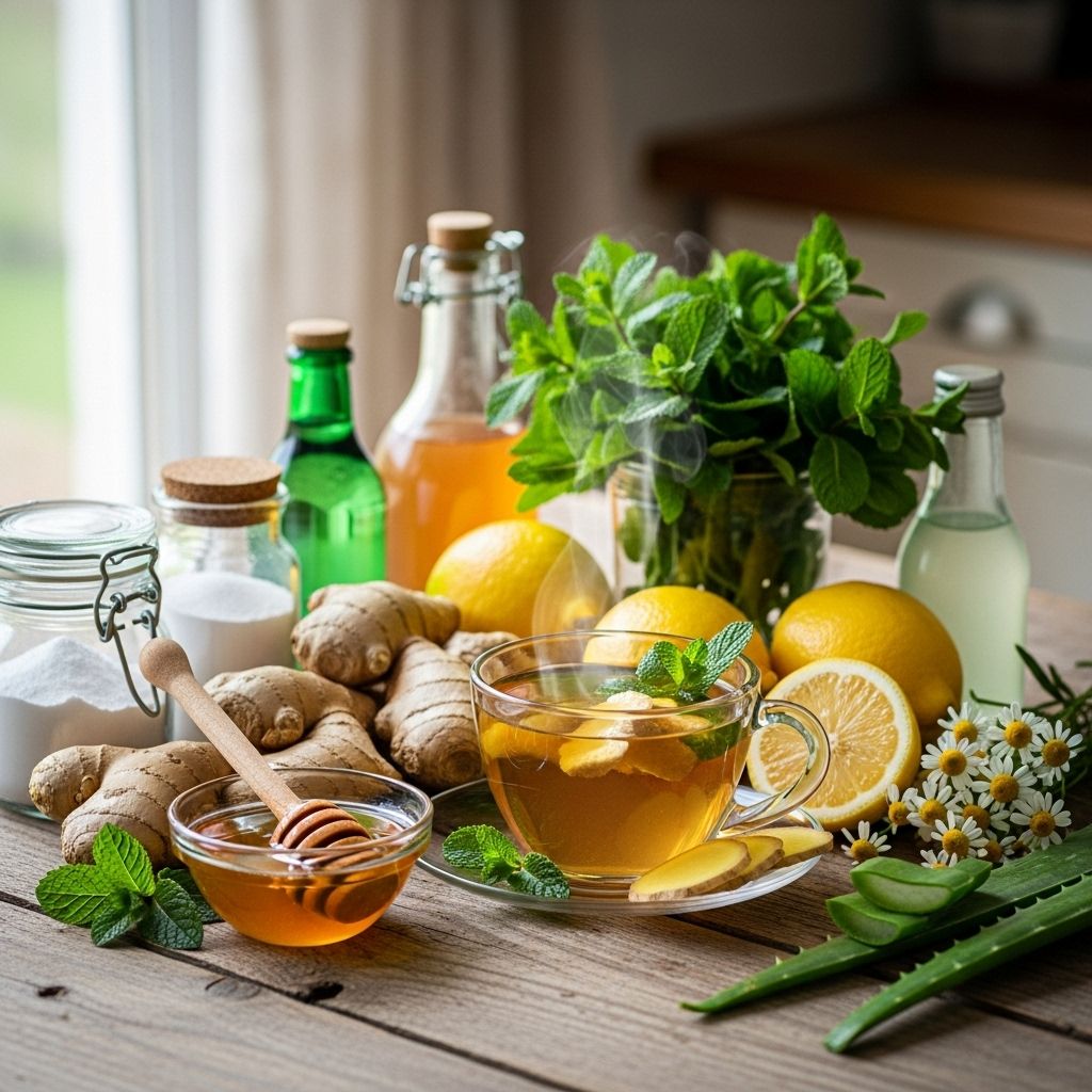 Effective Home Remedies to Relieve Sour Stomach Quickly Pantry staples like ginger and chamomile bring calm to bloating and queasiness.
