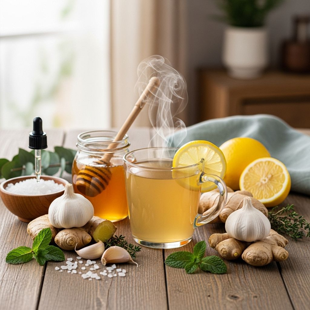 Kitchen staples deliver gentle relief by thinning mucus and easing nasal discomfort.