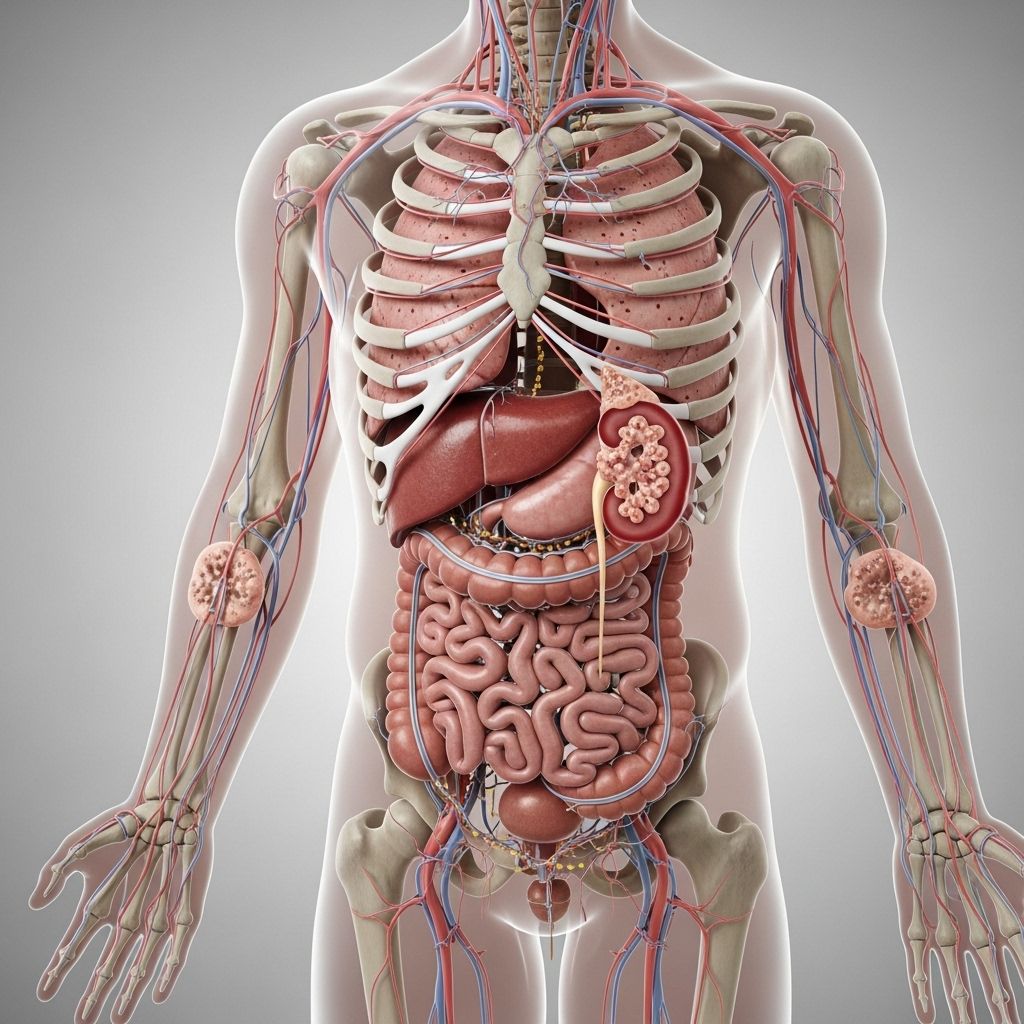 Explore how metastatic renal cell carcinoma impacts each system in the body, from the kidneys to the nervous and reproductive systems.
