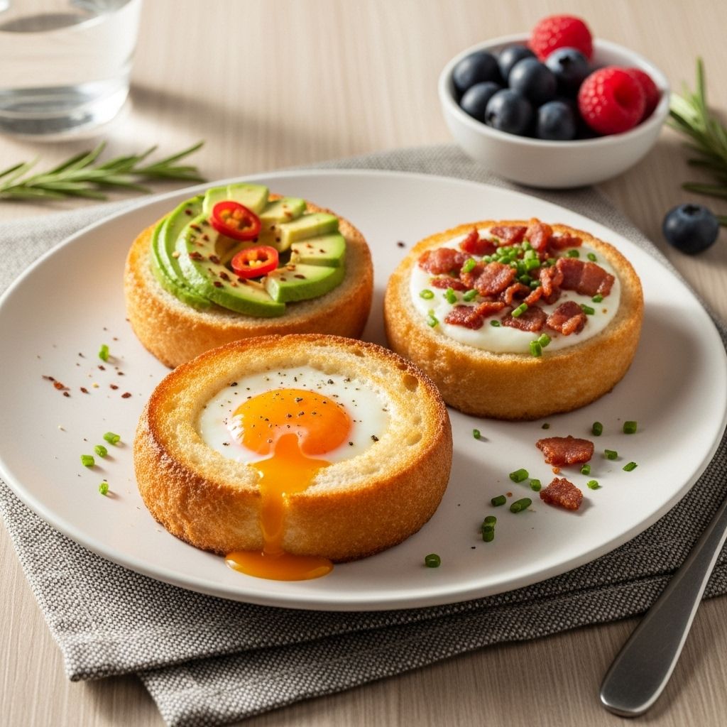Egg-in-a-Hole: A Simple yet Delicious Breakfast A simple twist on toast that brings warmth and flavor to every morning.