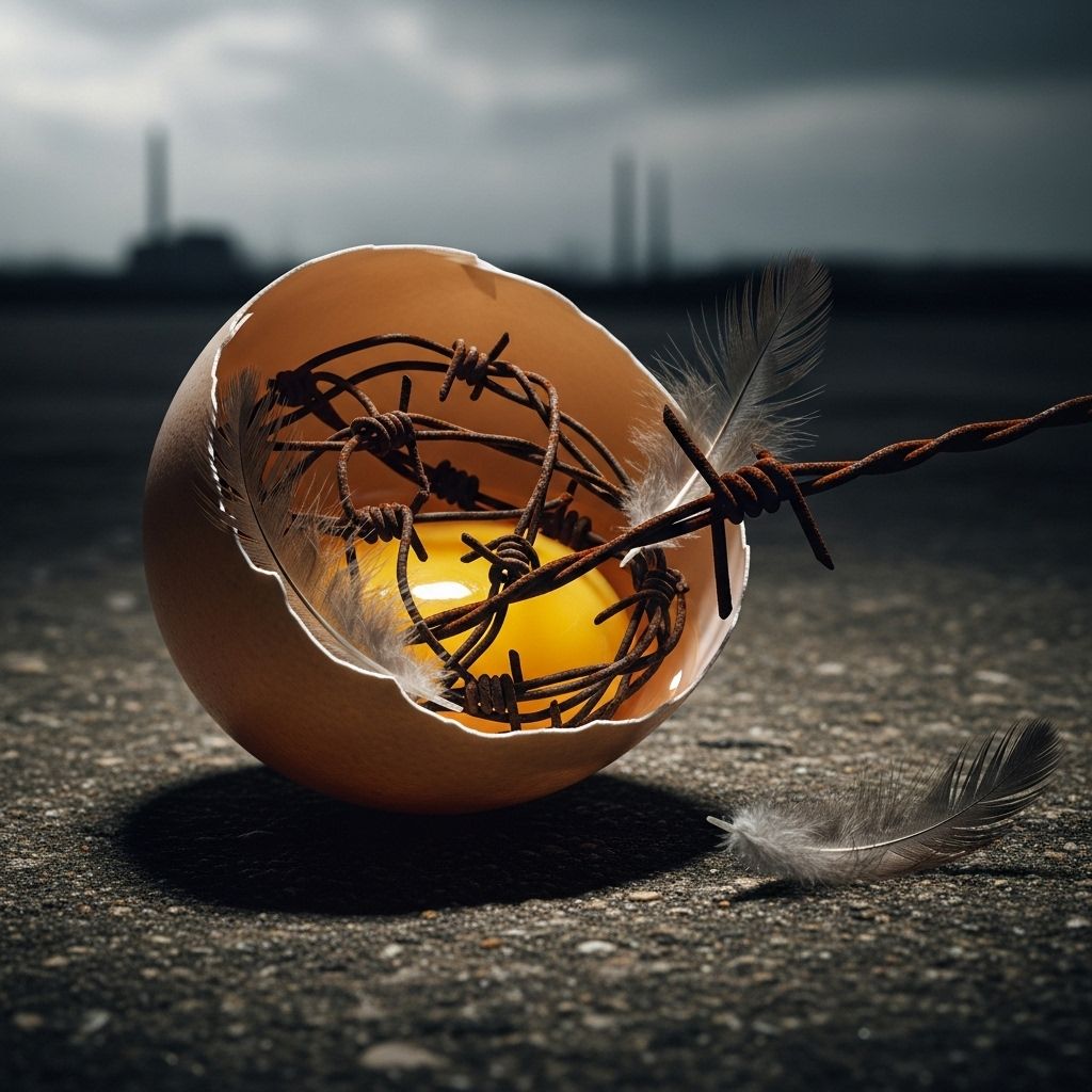 Widespread egg shortages and skyrocketing prices reveal deep problems in modern egg production and push for urgent systemic change.