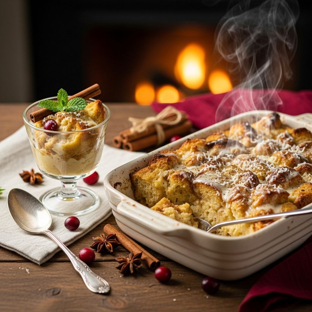 Turn day-old loaf into a lusciously spiced holiday treat that delights any gathering.