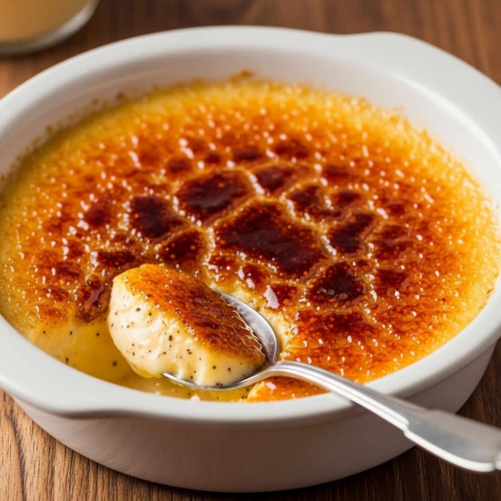 A fuss-free custard that captures the warmth of festive spices in every creamy bite.