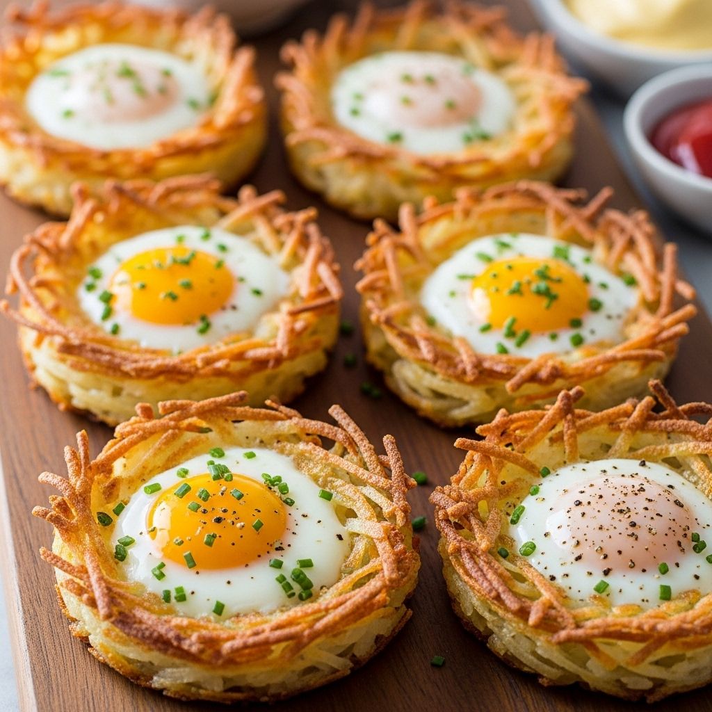 Savory potato cups deliver a golden shell that holds a perfectly creamy center.