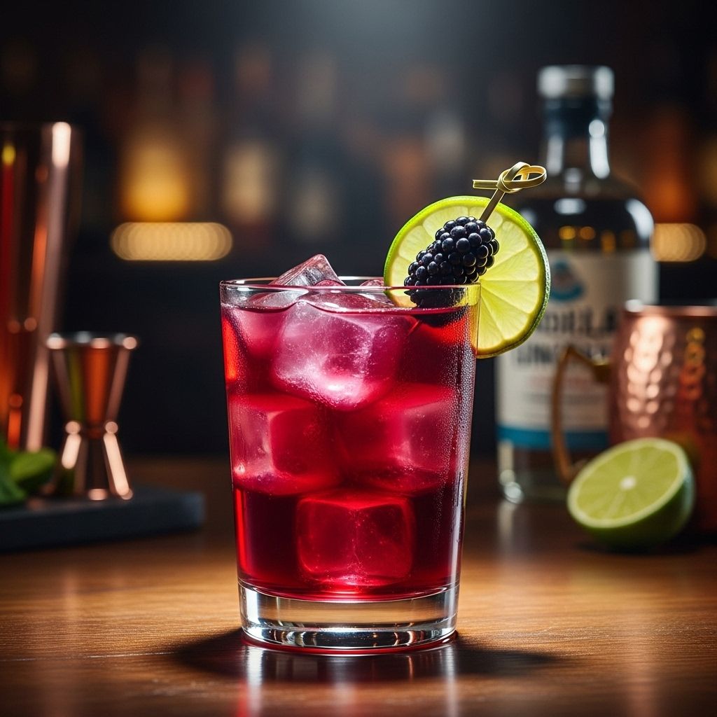 A fiery blend of ginger, lime and cassis turns tequila into a showstopping drink.