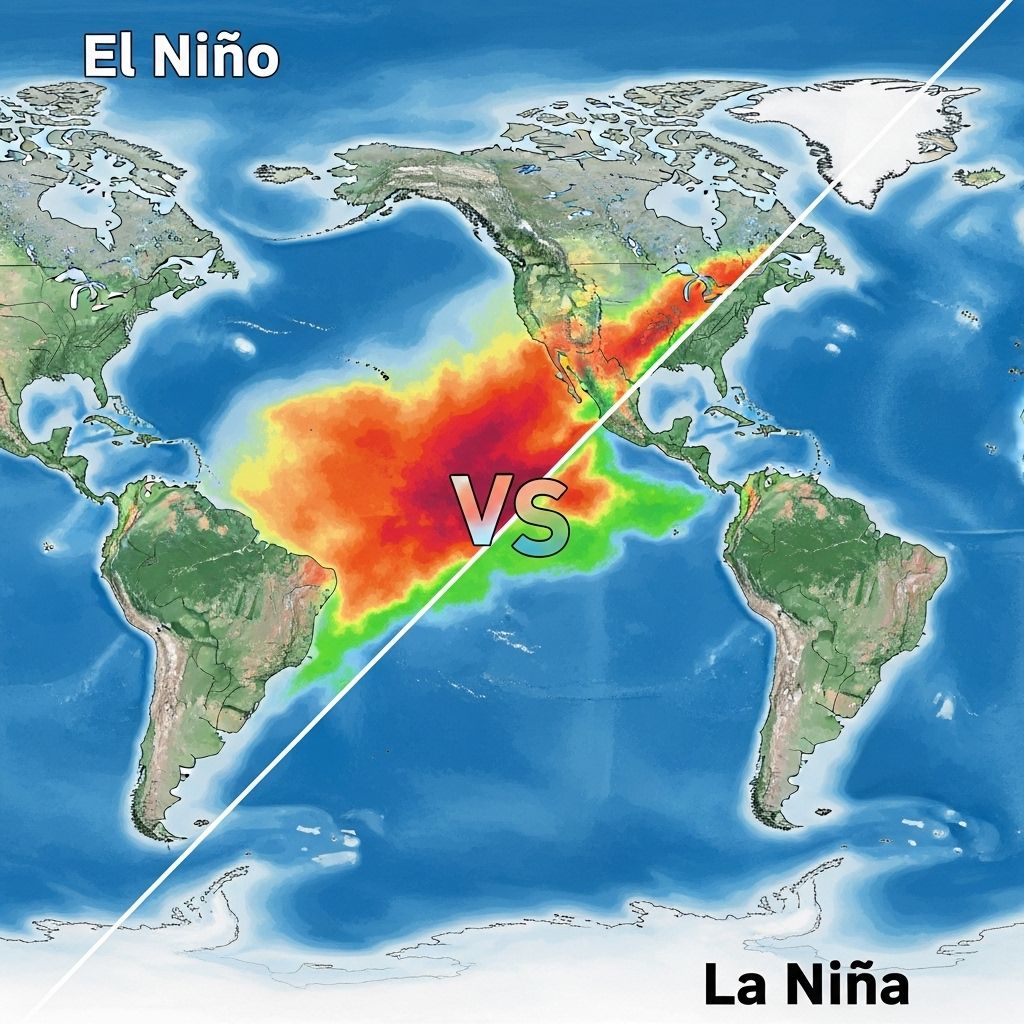 El Niño vs. La Niña: How Pacific Oscillations Shape Global Weather Understanding the opposing Pacific phenomena that drive dramatic shifts in weather around the globe.