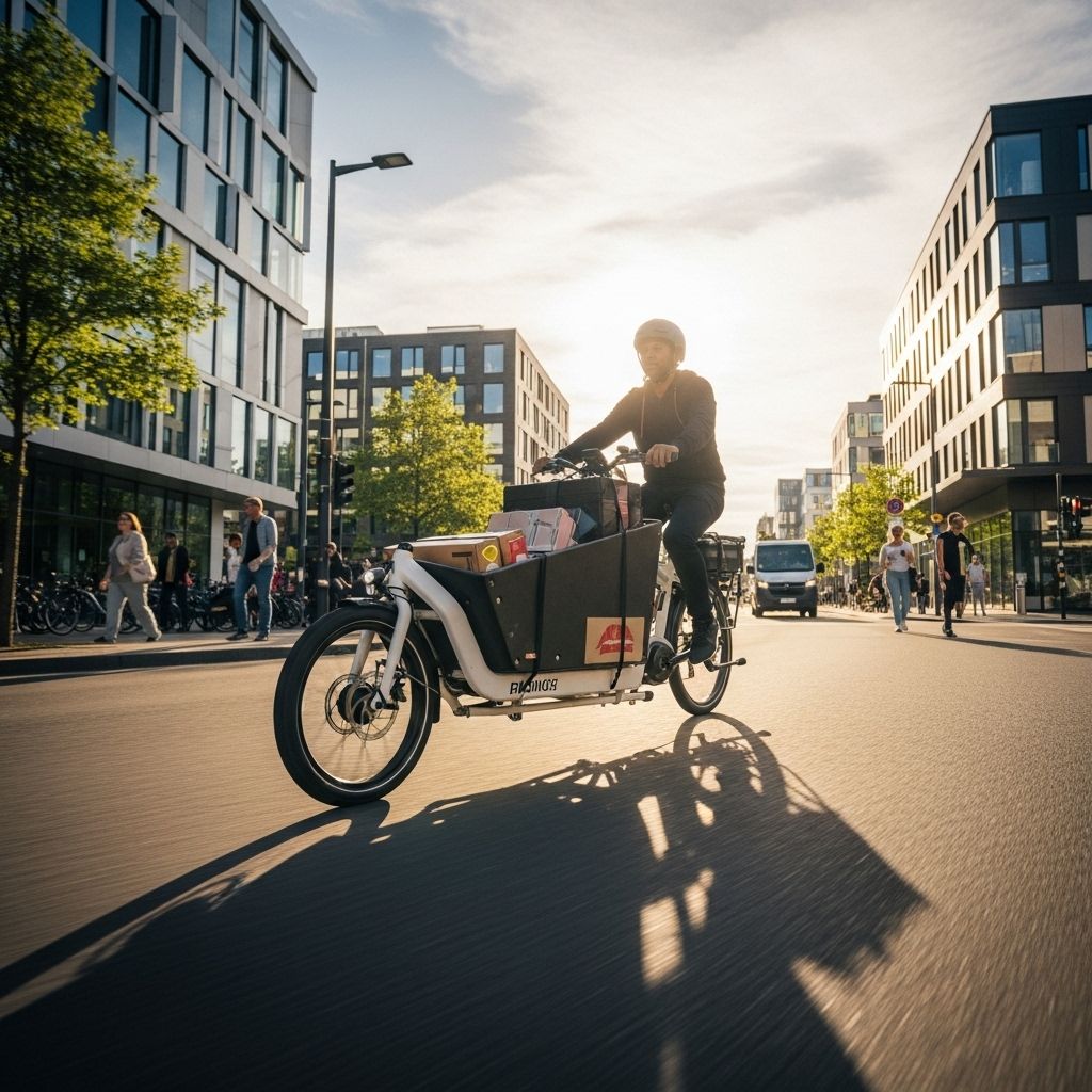 The Electric Cargo Bike Boom: Redefining Urban Transportation How electric cargo bikes are transforming city logistics, reducing emissions, and shaping the future of sustainable urban mobility.