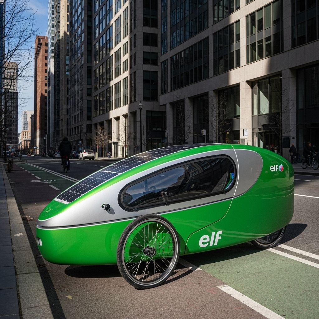 The Elf: Rethinking Urban Mobility With Solar-Powered Pedal Vehicles Explore how the Elf—a solar and pedal-powered vehicle—offers a greener alternative to cars for everyday urban commuting.