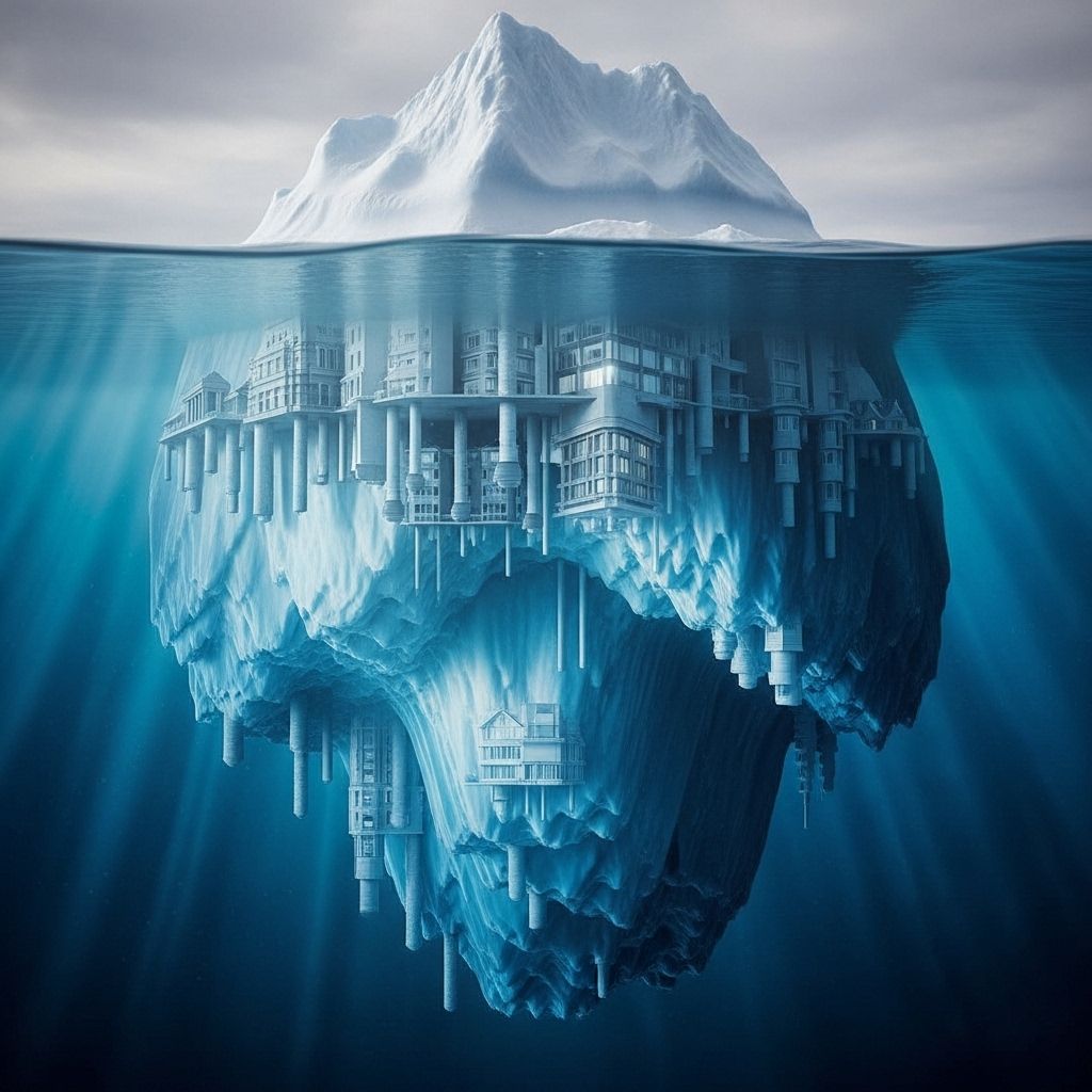 The Embodied Carbon Iceberg Beneath Our Homes and Buildings Beneath every building lies a hidden iceberg of embodied carbon with far-reaching climate implications and urgent solutions.