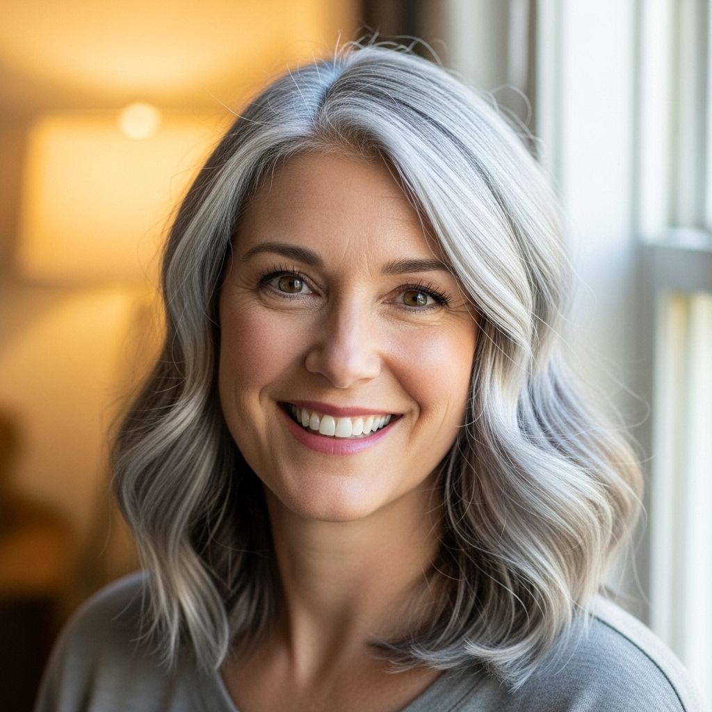 A firsthand account of challenging beauty norms, surviving the bleach & embracing the silver strand journey to purposeful gray hair.