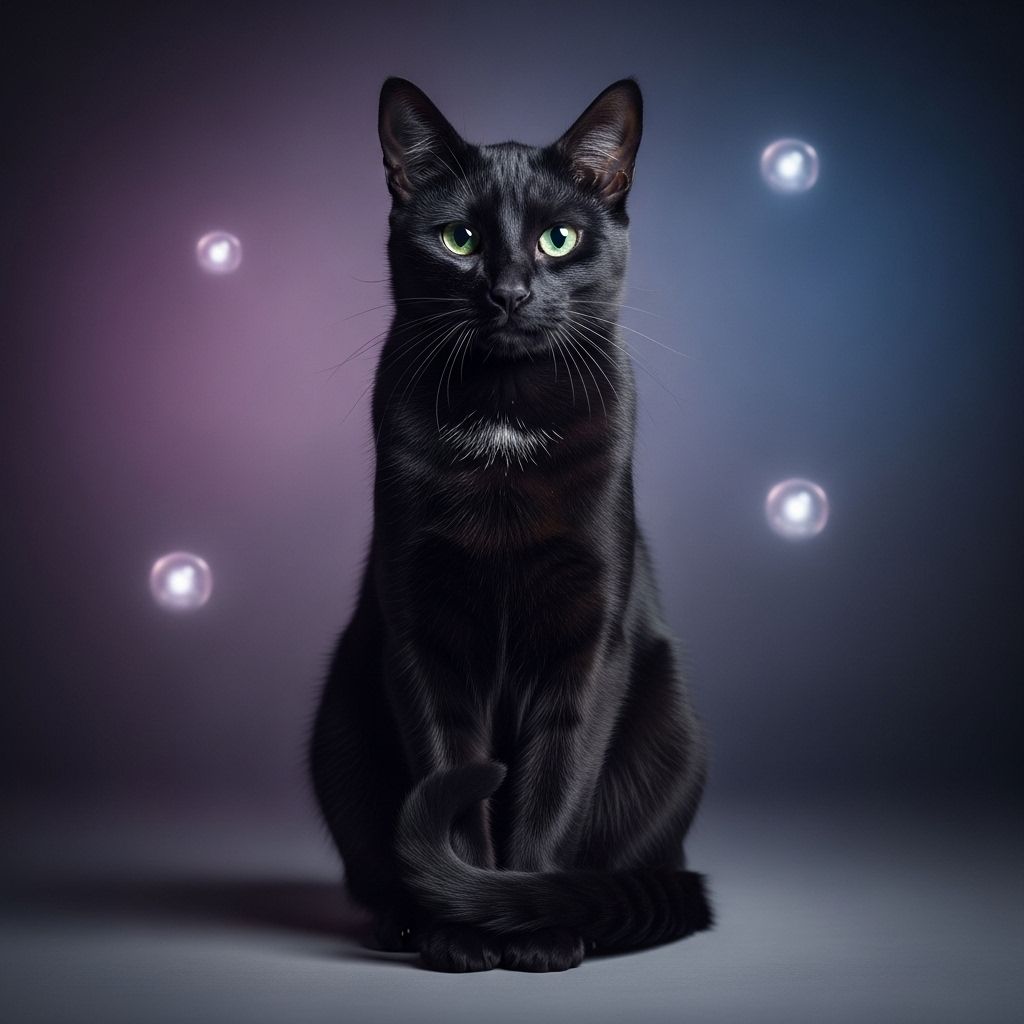 Discover the perfect name for your mysterious midnight feline companion