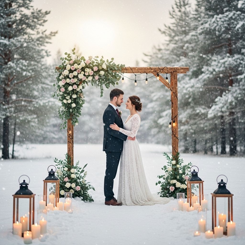 Enchanting Winter Wedding Ideas For a Magical Celebration Frosty backdrops and warm candlelight create a romantic ambiance that warms every heart.