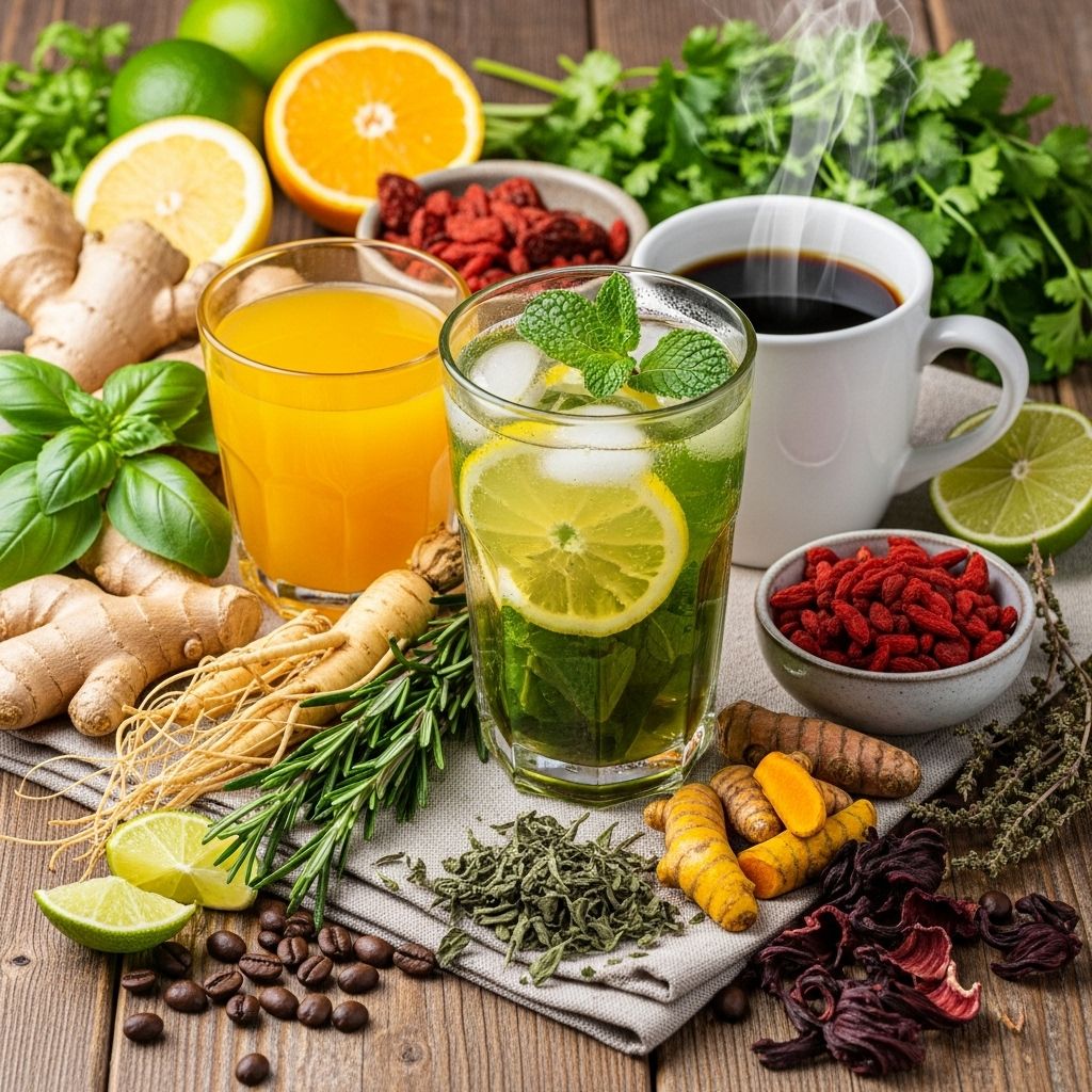 Discover energizing drinks, nourishing herbs, and science-backed hydration tips for boosting energy and fighting fatigue—all naturally.