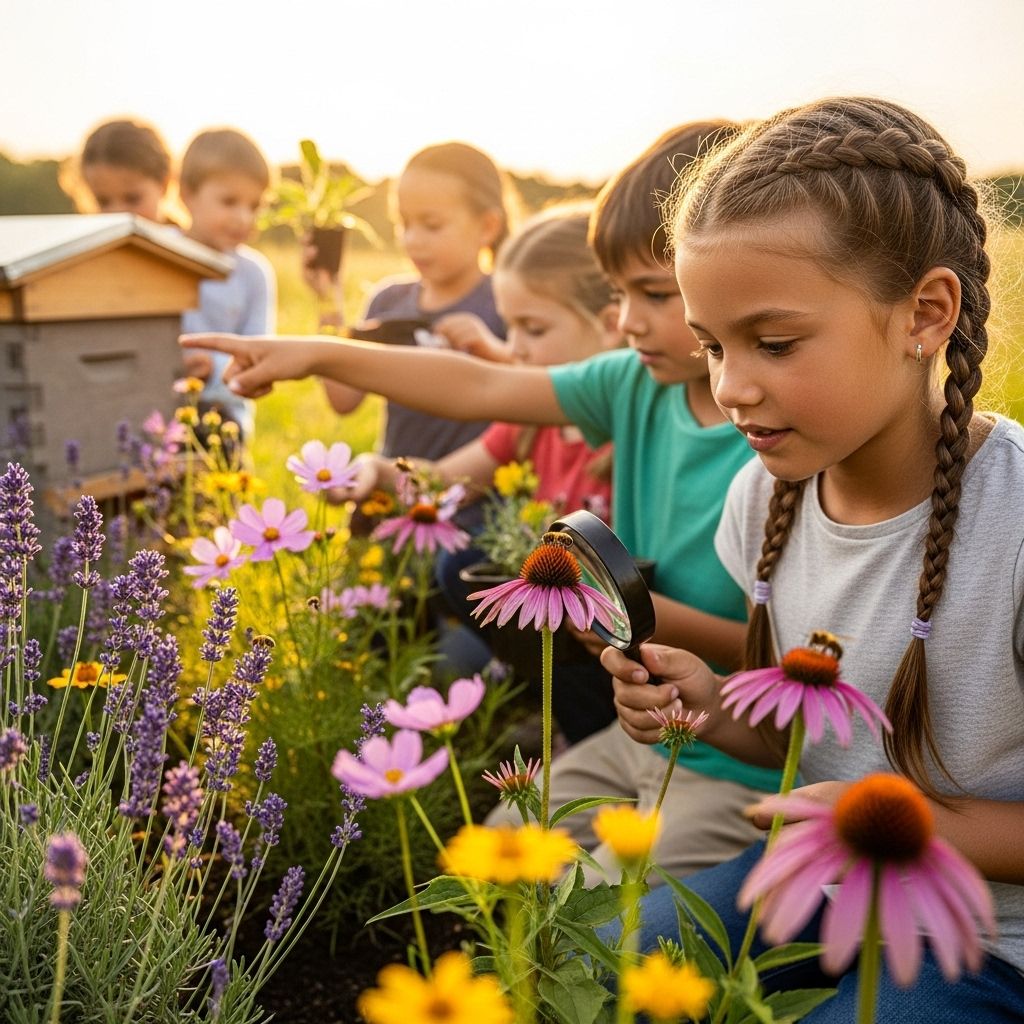 Explore easy, fun, and impactful activities for kids to support and protect bees in everyday life.