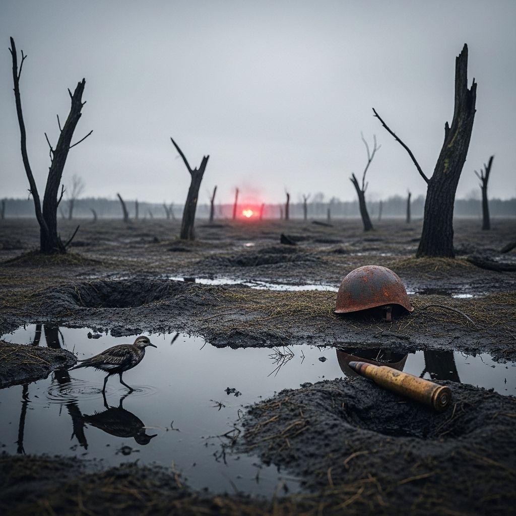 The Environmental Toll of War: Lasting Consequences for Nature An in-depth exploration into how armed conflict devastates ecosystems, pollutes resources, and reshapes the natural landscape for generations.