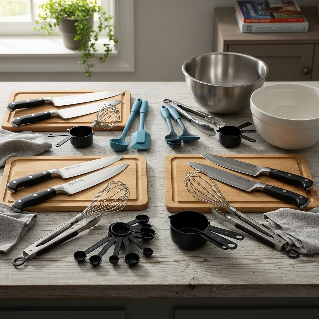 Double your prep power with strategic backups for smoother, more sanitary cooking.