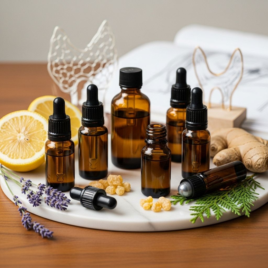 Essential Oils For Thyroid: Benefits, Evidence, and Use Aromatic plant extracts that ease fatigue, soothe inflammation, and promote relaxation.