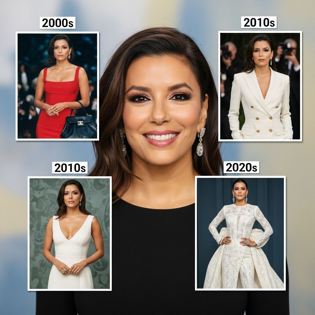 Trace the journey of Eva Longoria's fashion—from early red carpets to modern Hollywood icon, exploring her most iconic looks and style transformations.