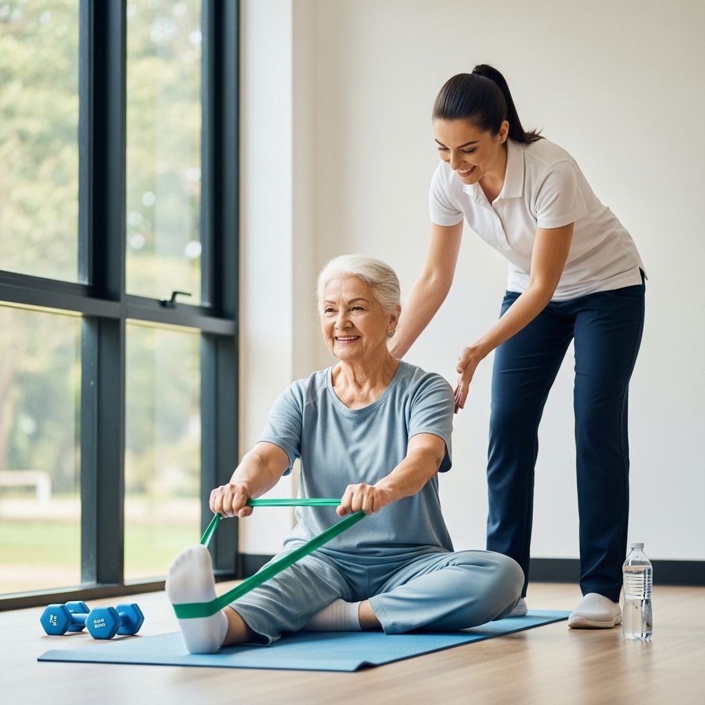 Targeted movement strengthens joints and restores ease in everyday tasks.