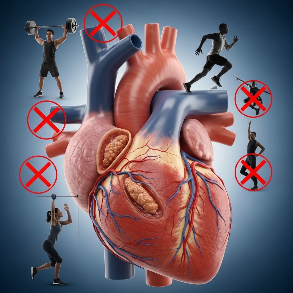 Learn which exercises to avoid if you have coronary heart disease and how to stay safe while staying active for better heart health.