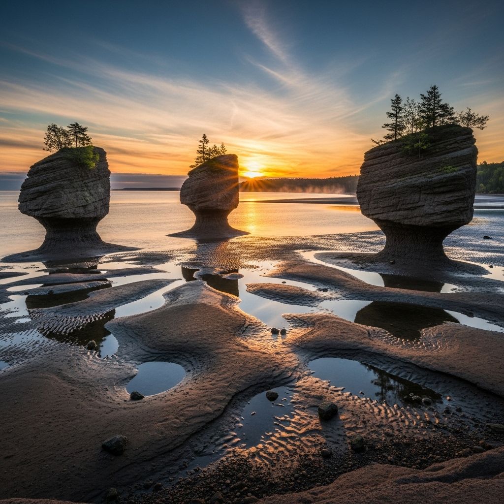 Discover the world’s highest tides, rare wildlife, ancient fossils, and unique adventures in Canada’s breathtaking Bay of Fundy.