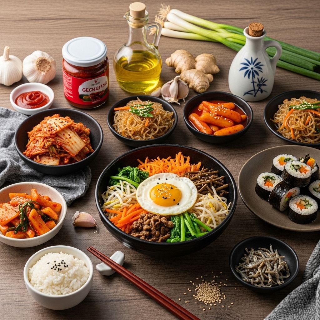 Fermented staples and spicy pastes reveal the bold tastes behind Korea’s heritage.