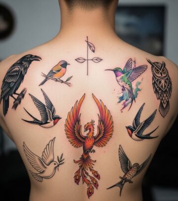 From swallows to eagles, each motif embodies freedom and personal transformation.