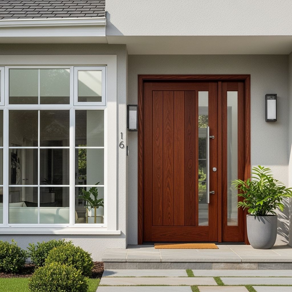 A well-chosen entry door can elevate your facade with lasting beauty and peace of mind.