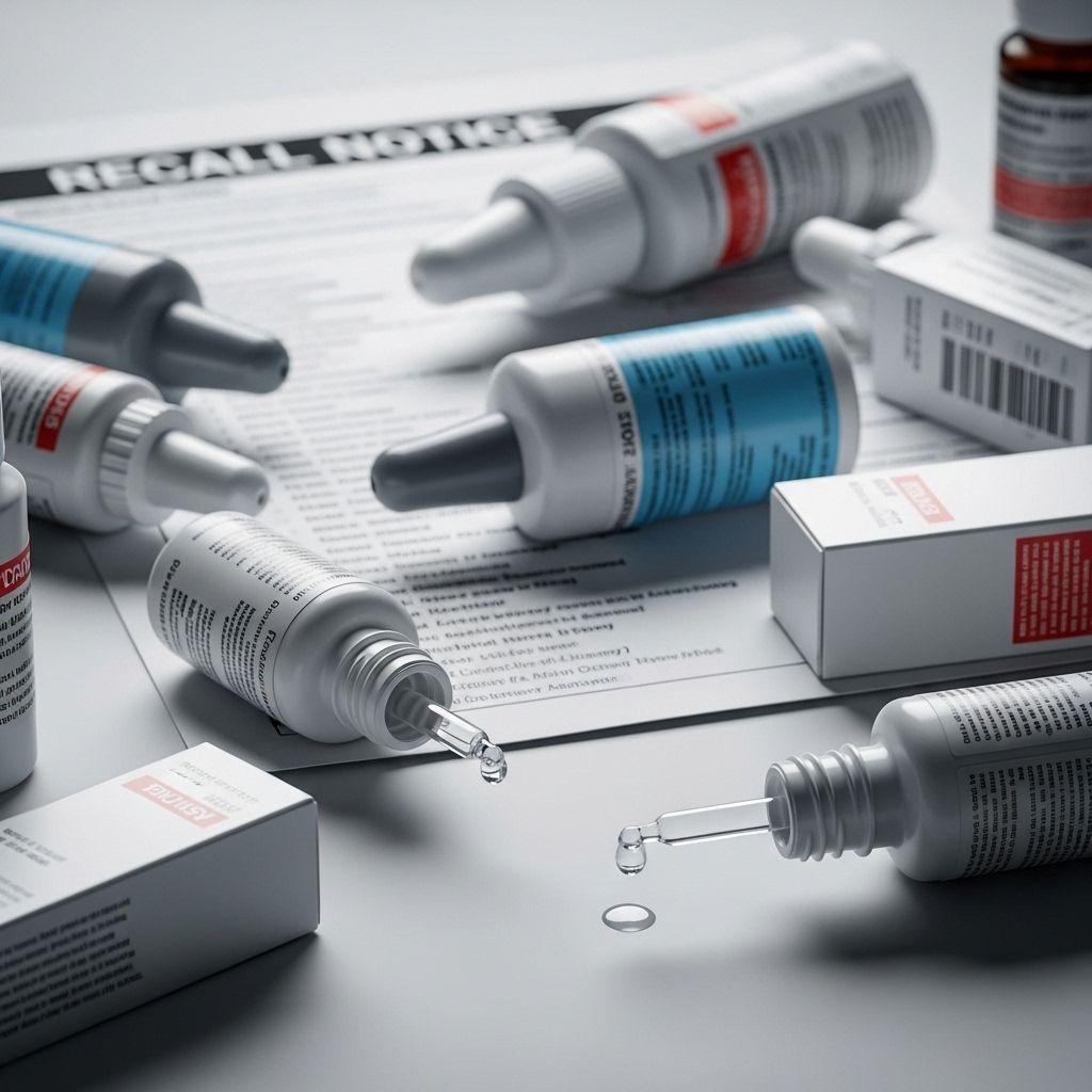 Eye Drops Recalls 2023–2024: Full List, Causes, and What to Do Key insights on contaminated eye drops and practical advice to safeguard your vision.