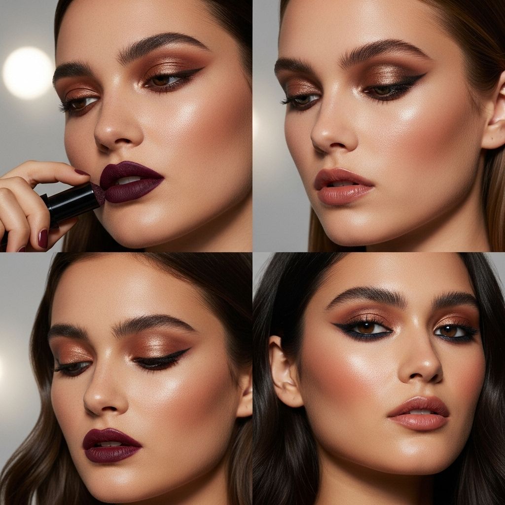 Discover the hottest Fall 2025 makeup trends, from bold maroon accents to luminous skin and striking blue eyeshadow, straight from the runways.