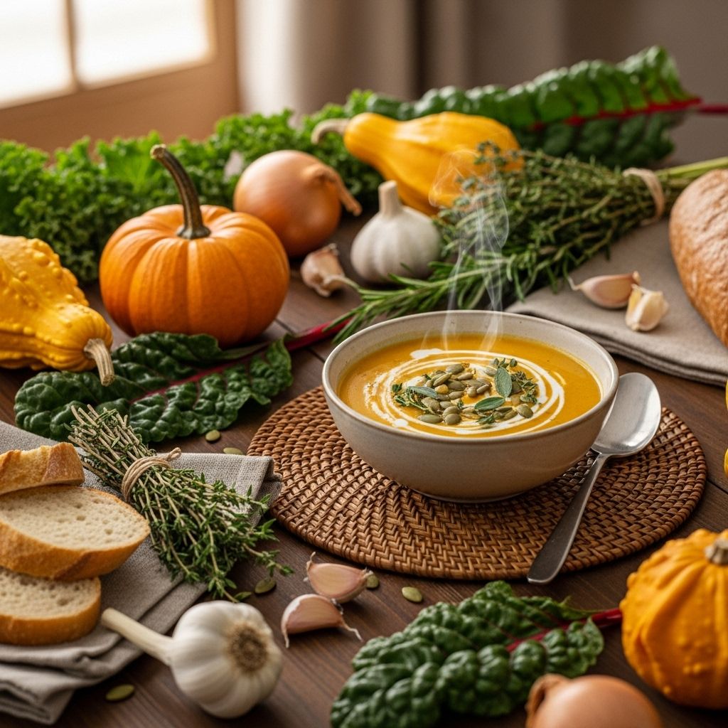 Hearty bowls showcasing autumn’s best harvest with flavors that feel like a warm hug.