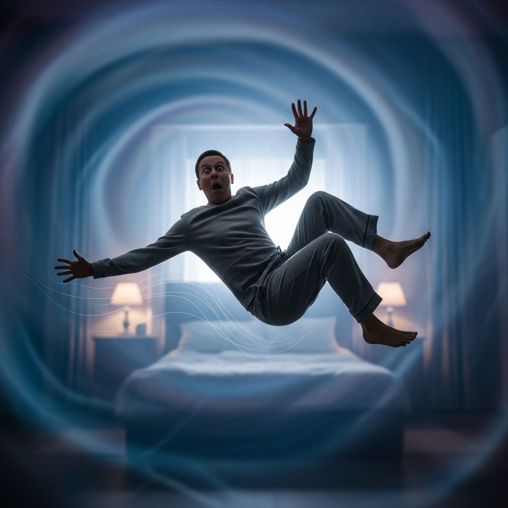 Understanding the Falling Sensation While Sleeping: Causes, Myths, Remedies Lifestyle shifts can ease involuntary muscle jolts and improve your nightly rest.