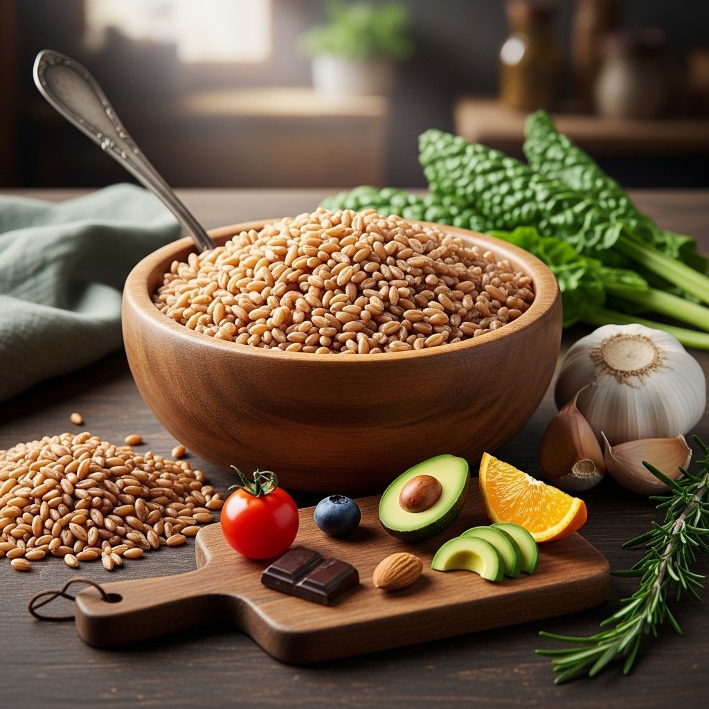 Farro: Nutrition Facts, Health Benefits, and Uses of this Ancient Grain Ancient grain farro adds hearty texture, lasting energy, and gut-friendly fiber to meals.