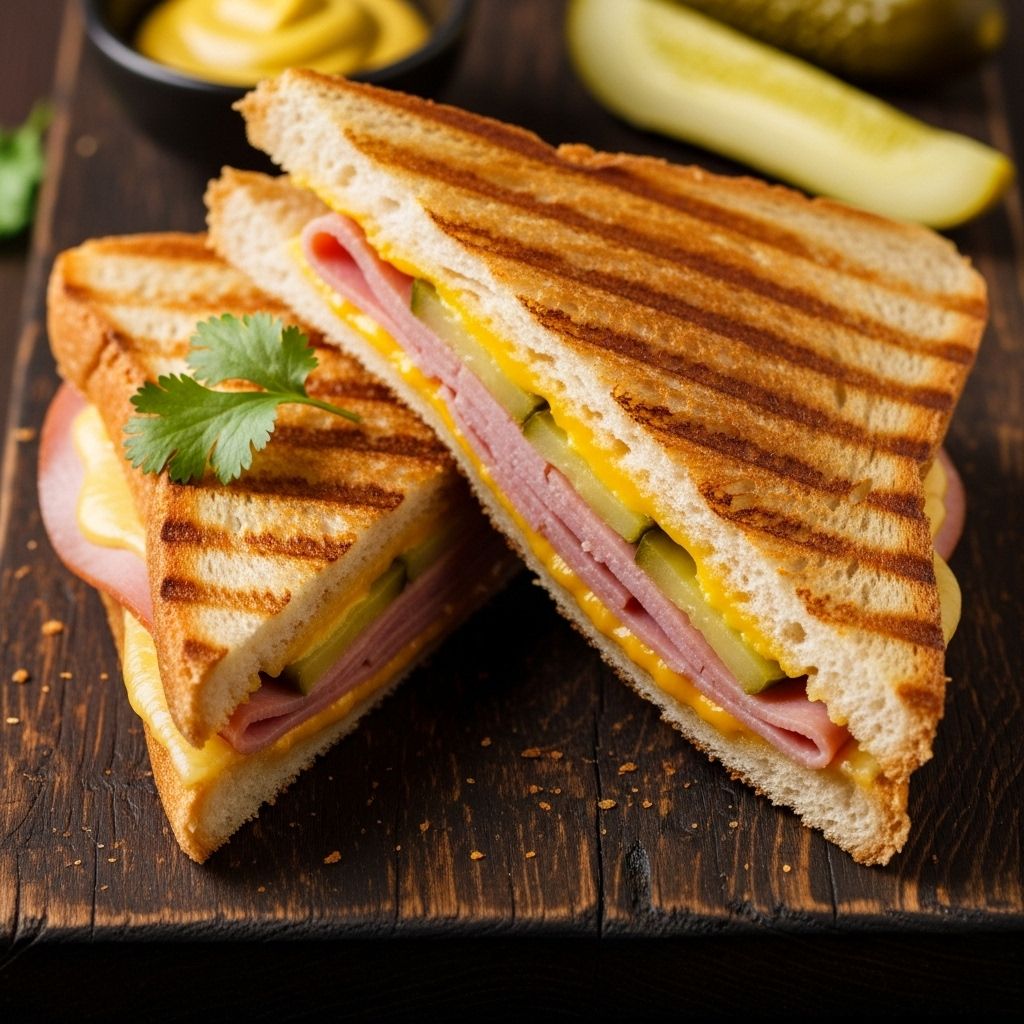 Experience tangy crunch and gooey melt in every bite of this pressed comfort classic.