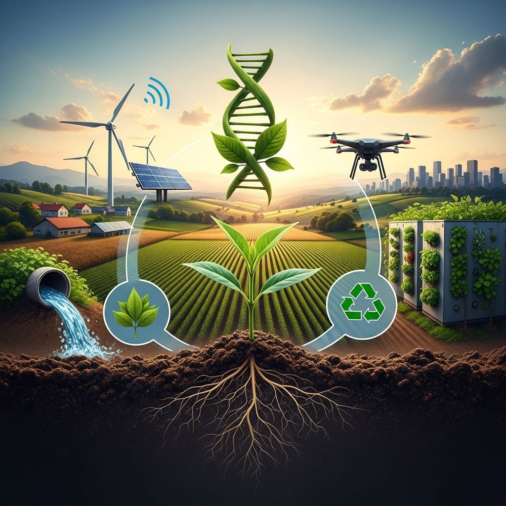Exploring the innovations and challenges in modern agriculture to sustainably feed a growing global population while protecting our planet.