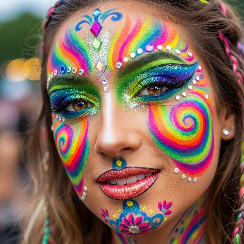 17 Festival Makeup Looks to Inspire Your Next Colorful Adventure The ultimate guide to vibrant, creative, and trending festival makeup looks and tips for every style and skill level.